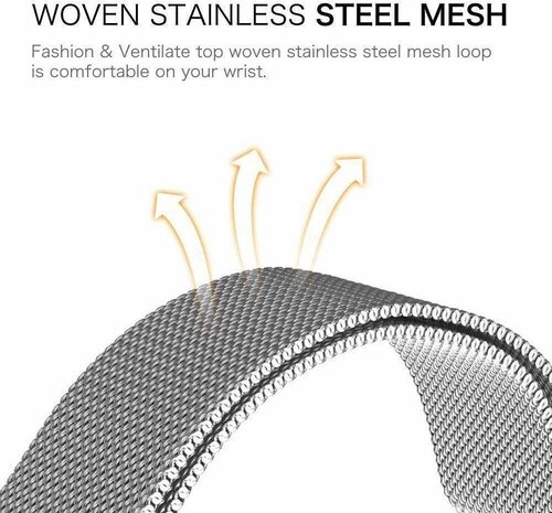 Strap-it Strap-it Bracelet Milanais Fossil Gen 5e 44mm (argent)