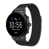 Strap-it Bracelet Milanais Fossil Gen 5e 44mm (noir)