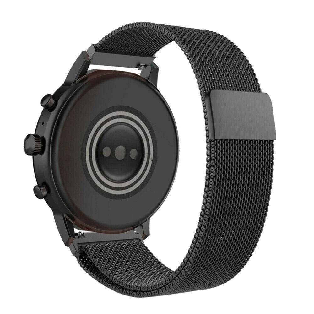 Strap-it Strap-it Bracelet Milanais Fossil Gen 5e 44mm (noir)