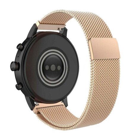 Strap-it Strap-it Bracelet Milanais Fossil Gen 5 (or rose) Strap-it Strap-it Bracelet Milanais Fossil Gen 5 (or rose)