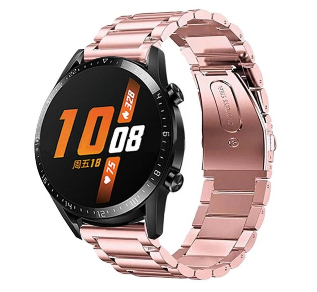 Strap-it Strap-it Bracelet acier Huawei Watch GT 2 (rose)