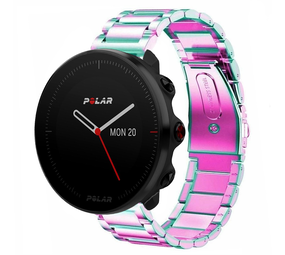 Strap-it Bracelet acier Polar Vantage M (arc-en-ciel)