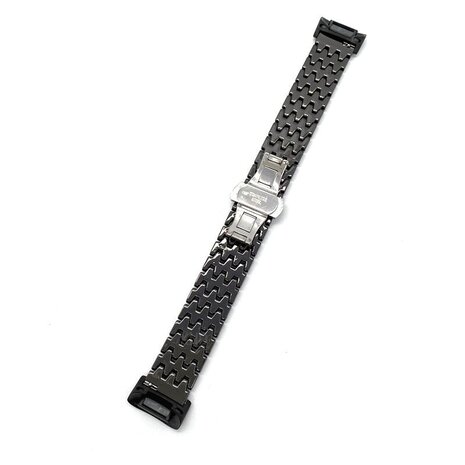 Strap-it Strap-it Bracelet acier dragon Fitbit Charge 5 (noir)