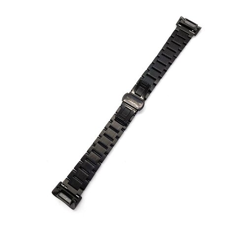 Strap-it Strap-it Bracelet en métal Fitbit Charge 5 (noir)