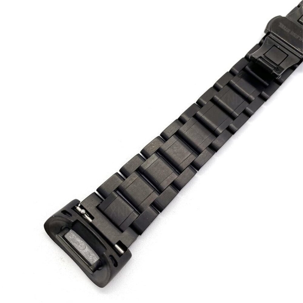 Strap-it Strap-it Bracelet en métal Fitbit Charge 5 (noir)
