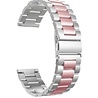 Strap-it Strap-it Bracelet acier Garmin Vivoactive 4s (argent/rose) Strap-it Strap-it Bracelet acier Garmin Vivoactive 4s (argent/rose)
