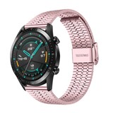 Strap-it Bracelet acier de luxe Huawei Watch GT 2 (rose)
