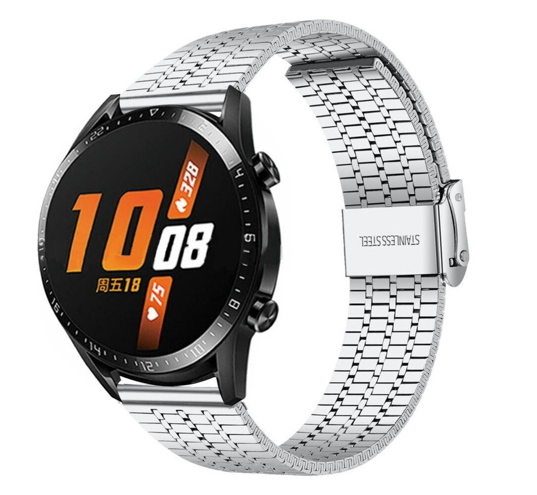 Strap-it Strap-it Bracelet acier de luxe Huawei Watch GT 2 (argent)