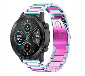 Strap-it Bracelet acier Honor Magic Watch 2 (arc-en-ciel)