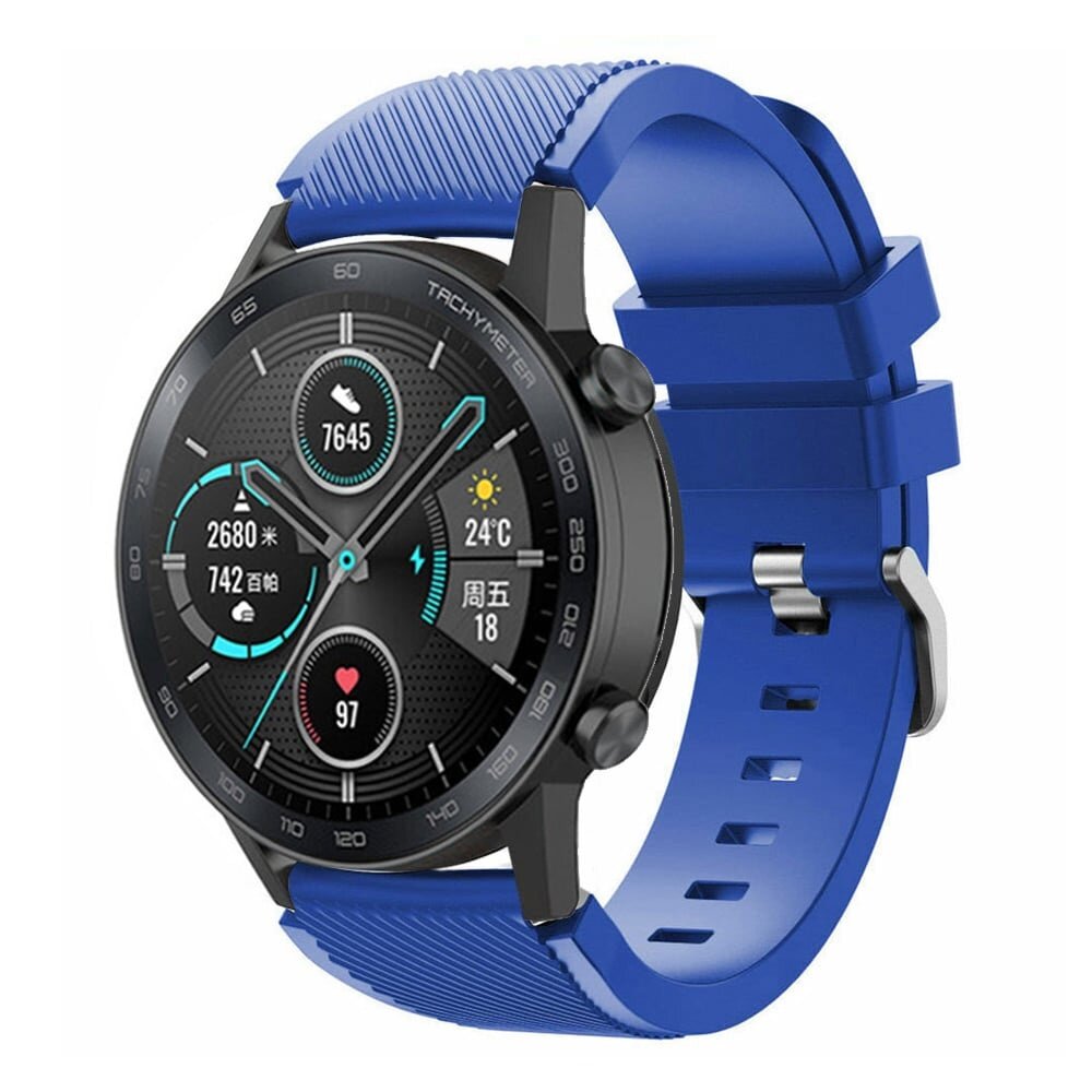 Strap-it Strap-it Bracelet silicone Honor Magic Watch 2 (bleu)