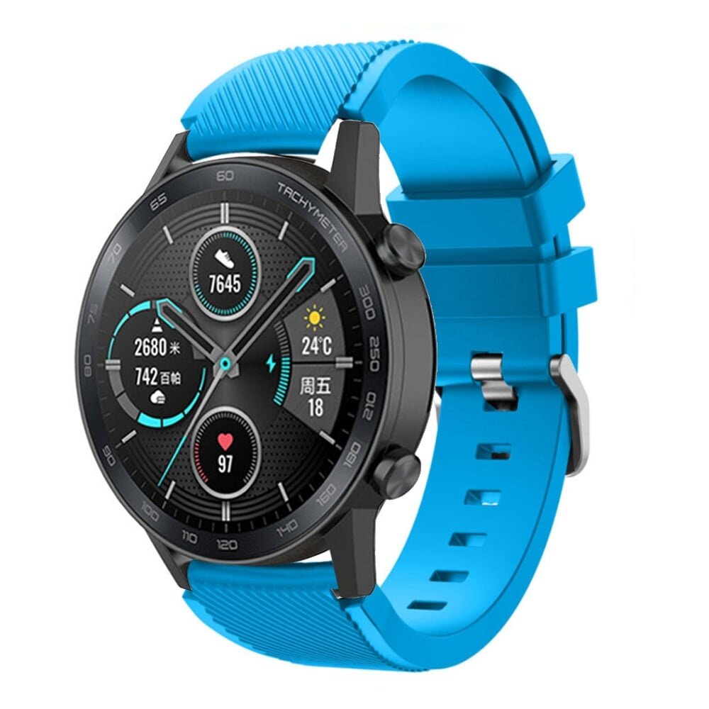 Strap-it Strap-it Bracelet silicone Honor Magic Watch 2 (bleu clair)