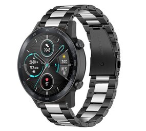 Strap-it Bracelet acier Honor Magic Watch 2 (noir/argent)