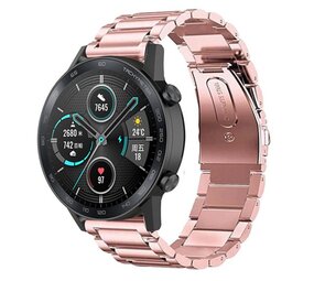 Strap-it Bracelet acier Honor Magic Watch 2 (rose)