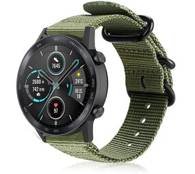 Strap-it Bracelet nylon á boucle Honor Magic Watch 2 (vert)