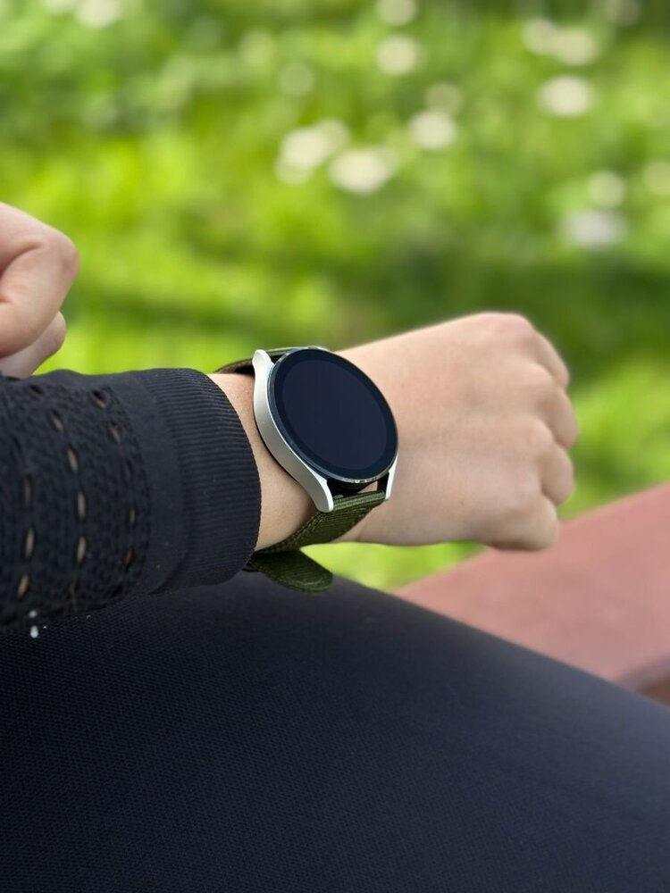 Strap-it Strap-it Bracelet nylon á boucle Honor Magic Watch 2 (vert)