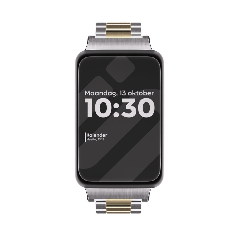 Strap-it Strap-it Bracelet acier Oppo Watch Free (argent/or)