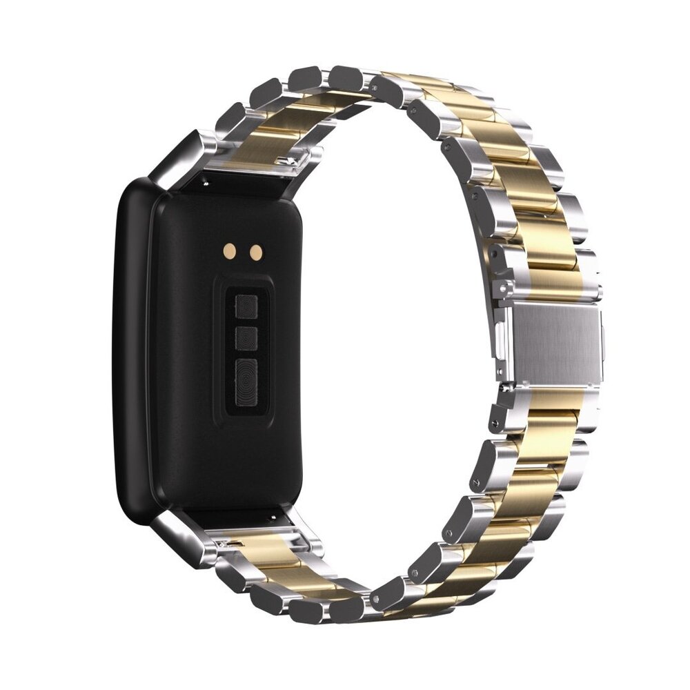 Strap-it Strap-it Bracelet acier Oppo Watch Free (argent/or)