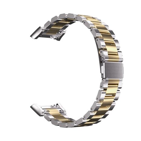Strap-it Strap-it Bracelet acier Oppo Watch Free (argent/or)