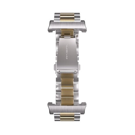 Strap-it Strap-it Bracelet acier Oppo Watch Free (argent/or)