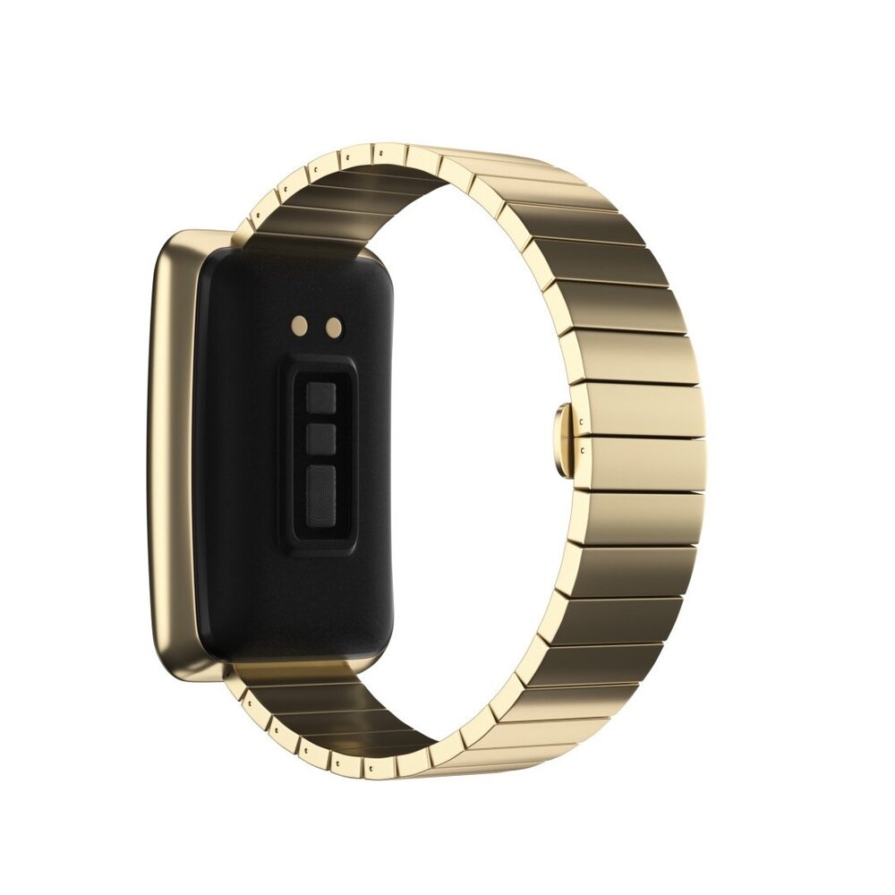 Strap-it Strap-it Bracelet en métal Oppo Watch Free (or)