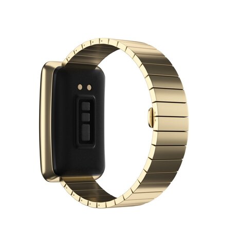 Strap-it Strap-it Bracelet en métal Oppo Watch Free (or)