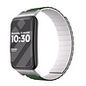 Strap-it Strap-it Bracelet silicone link Oppo Watch Free (vert/blanc) Strap-it Strap-it Bracelet silicone link Oppo Watch Free (vert/blanc)