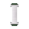 Strap-it Strap-it Bracelet silicone link Oppo Watch Free (vert/blanc) Strap-it Strap-it Bracelet silicone link Oppo Watch Free (vert/blanc)