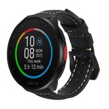 Strap-it Bracelet cuir Polar Pacer (noir) Strap-it Bracelet cuir Polar Pacer (noir)