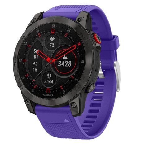 Strap-it Strap-it Bracelet silicone Garmin Epix Gen 2 (violet)