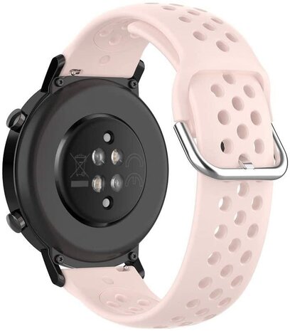 Strap-it Strap-it Bracelet silicone avec trous Polar Pacer (rose)