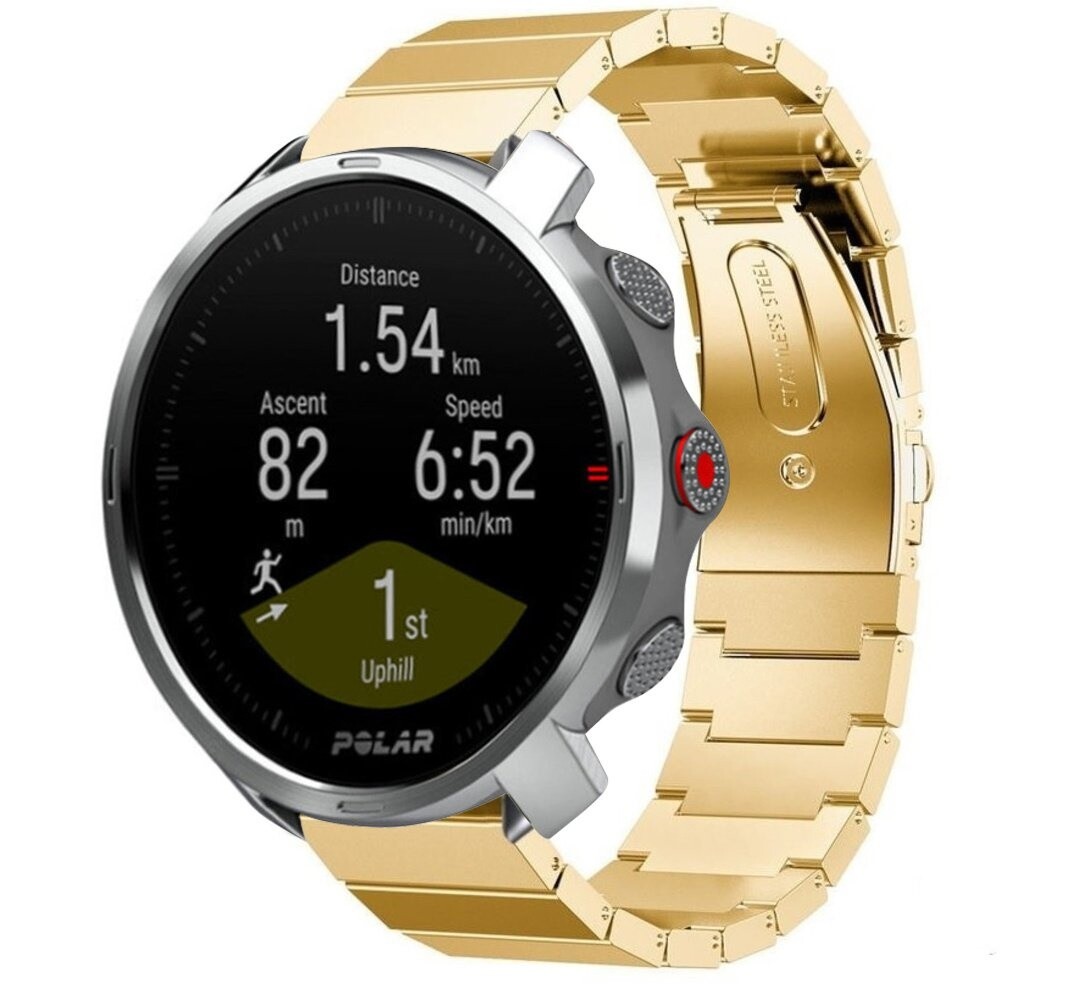 Strap-it Strap-it Bracelet en métal Polar Grit X (or) Strap-it Strap-it Bracelet en métal Polar Grit X (or)