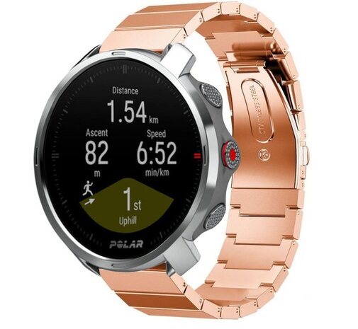 Strap-it Strap-it Bracelet en métal Polar Grit X (or rose)