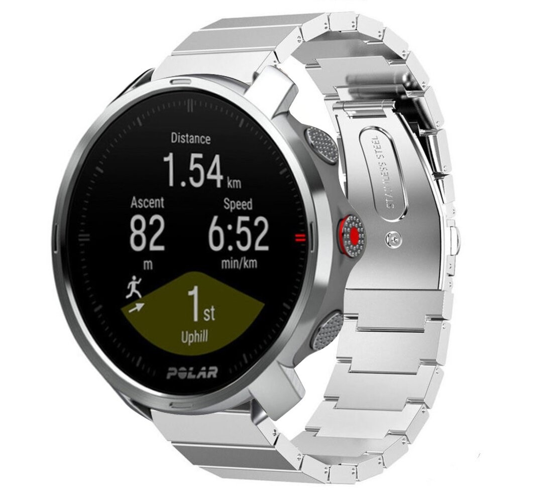 Strap-it Strap-it Bracelet en métal Polar Grit X (argent)