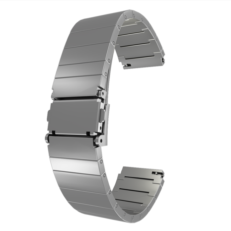 Strap-it Strap-it Bracelet titane luxe Huawei Watch GT Runner (argent)