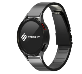 Strap-it Bracelet titane luxe Xiaomi Watch S1 (noir)