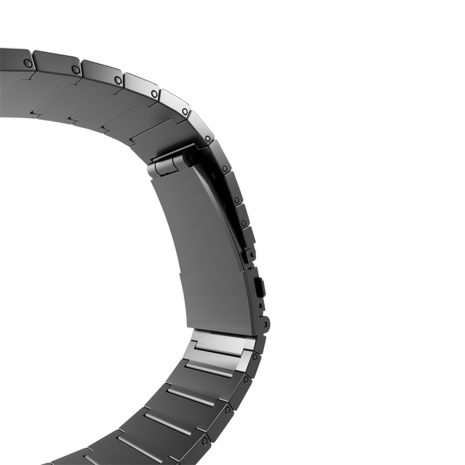 Strap-it Strap-it Bracelet titane luxe Apple Watch (gris foncé)