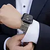 Strap-it Strap-it Bracelet titane grain Apple Watch (argent) Strap-it Strap-it Bracelet titane grain Apple Watch (argent)