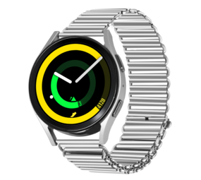 Strap-it Bracelet acier loop Samsung Gear Sport (argent)