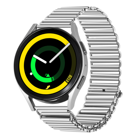 Strap-it Strap-it Bracelet acier loop Samsung Gear Sport (argent)