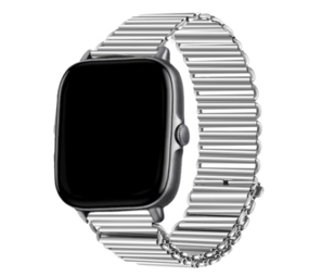 Strap-it Bracelet acier loop Xiaomi Amazfit Bip (argent)