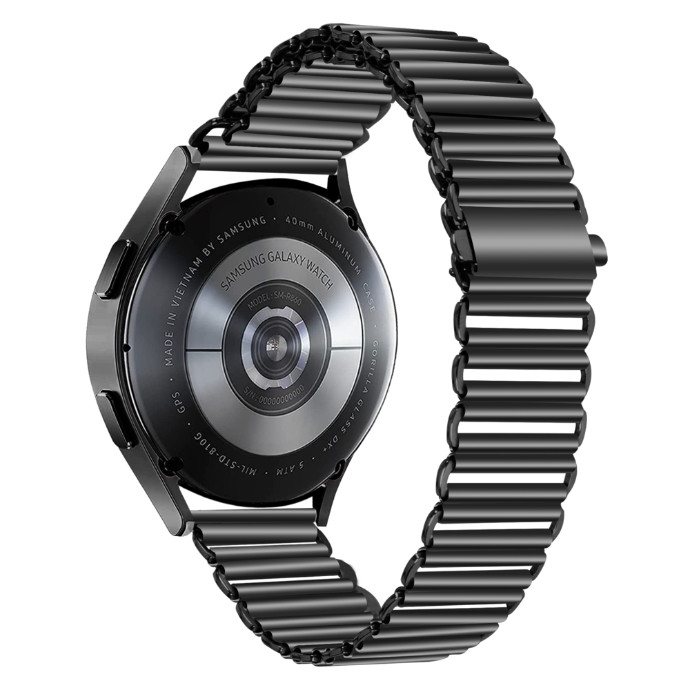 Strap-it Strap-it Bracelet acier loop Samsung Galaxy Watch 3 41mm (noir)