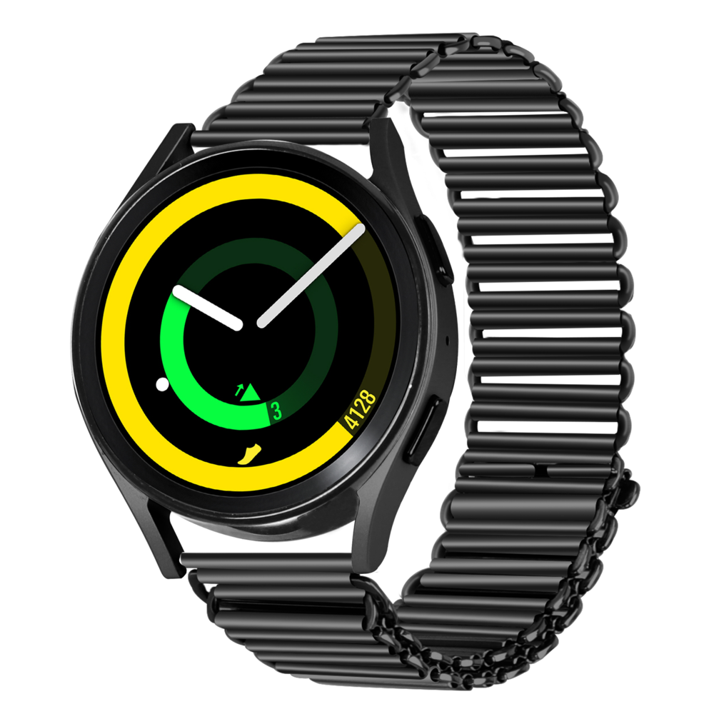 Strap-it Strap-it Bracelet acier loop Samsung Gear Sport (noir)