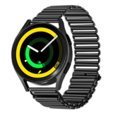 Strap-it Bracelet acier loop Samsung Gear Sport (noir)