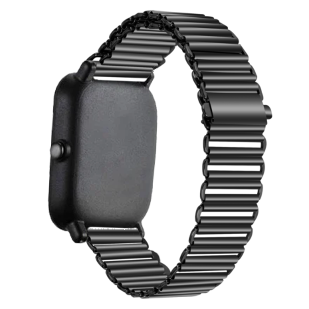 Strap-it Strap-it Bracelet acier loop Xiaomi Amazfit Bip (noir)