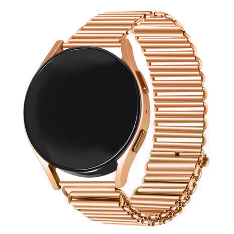 Strap-it Strap-it Bracelet acier loop Samsung Galaxy Watch 42mm (or rose)
