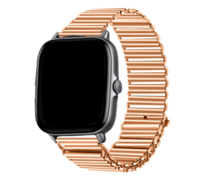 Strap-it Bracelet acier loop Xiaomi Amazfit Bip (or rose)