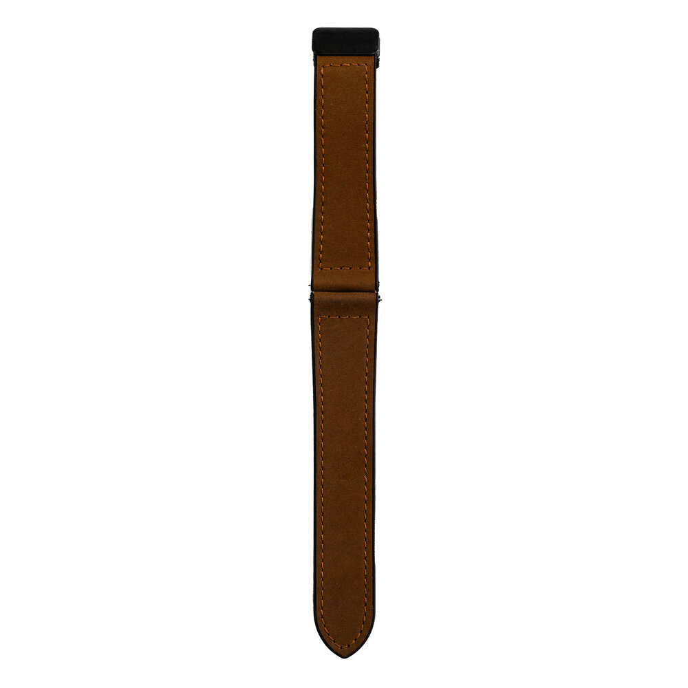 Strap-it Strap-it Bracelet cuir avec D-Buckle Samsung Galaxy Watch 3 45mm (marron foncé)