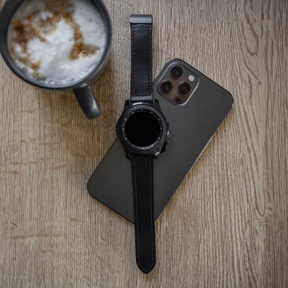 Strap-it Strap-it Bracelet cuir avec D-Buckle Xiaomi Watch S1 (noir) Strap-it Strap-it Bracelet cuir avec D-Buckle Xiaomi Watch S1 (noir)