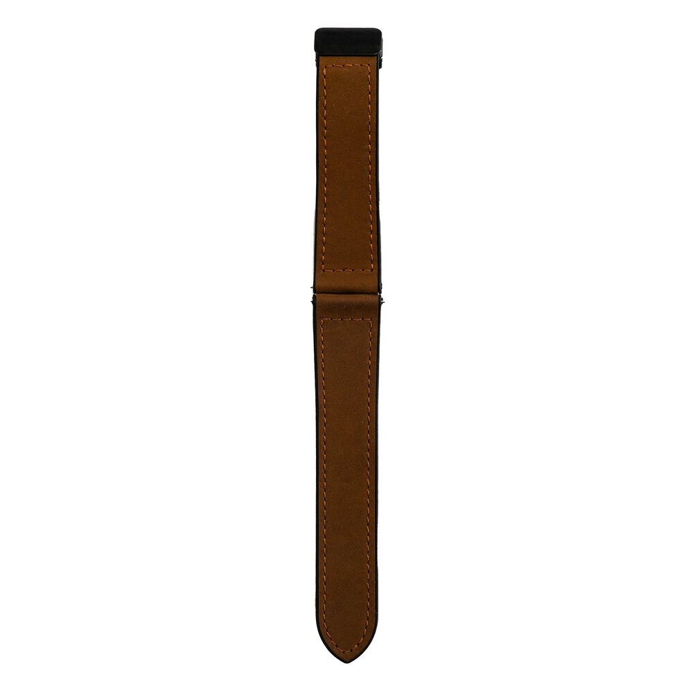 Strap-it Strap-it Bracelet cuir avec D-Buckle Polar Grit X (marron foncé)