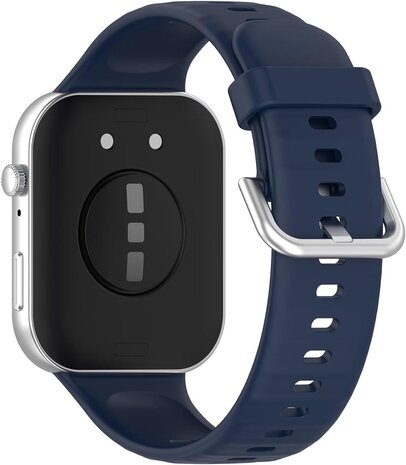 Strap-it Strap-it Bracelet silicone Huawei Watch Fit 3 (bleu foncé)